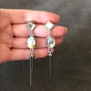 Crystal ASOS earrings. NWOT